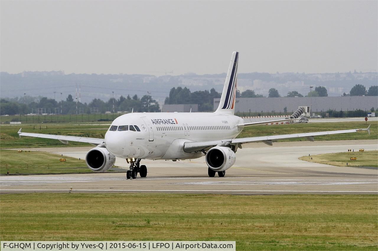 F-GHQM, 1991 Airbus A320-211 C/N 237, Airbus A320-211, Lining up prior to take off rwy 08, Paris-Orly Airport (LFPO-ORY)