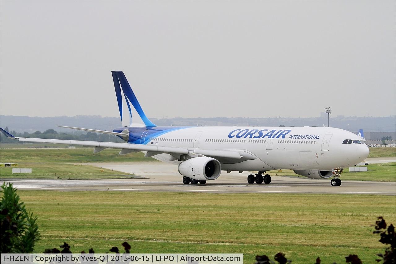 F-HZEN, 2012 Airbus A330-343X C/N 1376, Airbus A330-343X, Lining up rwy 08, Paris-Orly airport (LFPO-ORY)