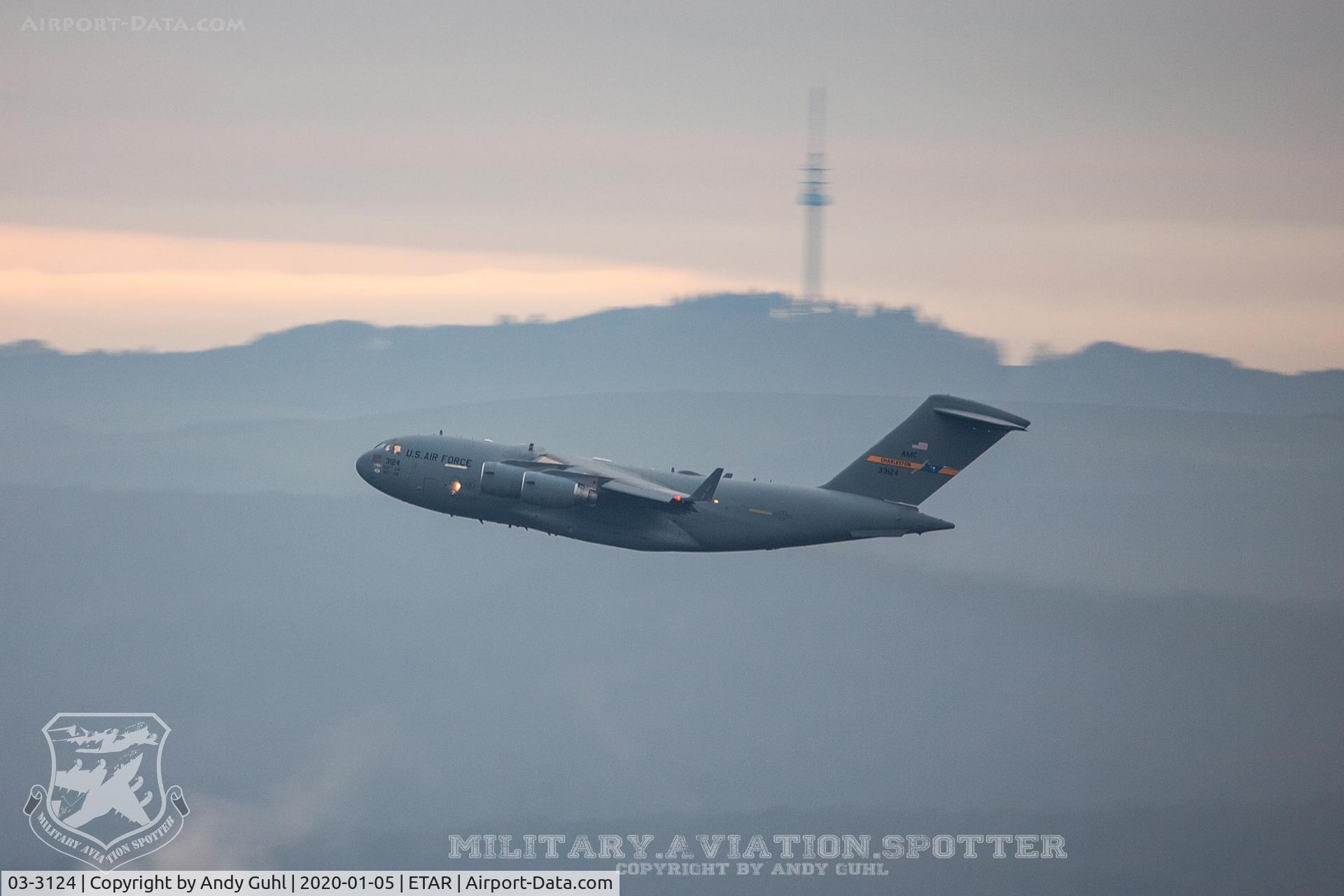 03-3124, 2003 Boeing C-17A Globemaster III C/N P-124, Ramstein