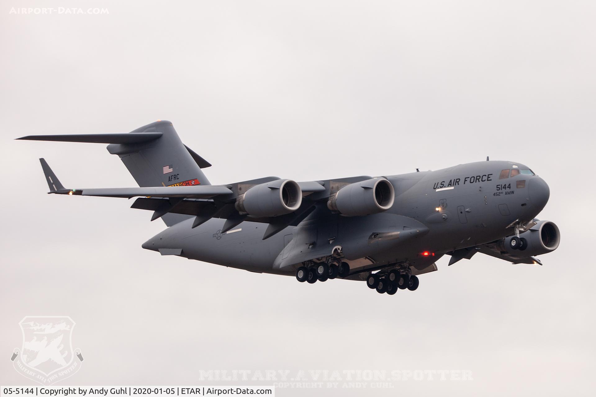 05-5144, 2005 Boeing C-17A Globemaster III C/N P-144, March