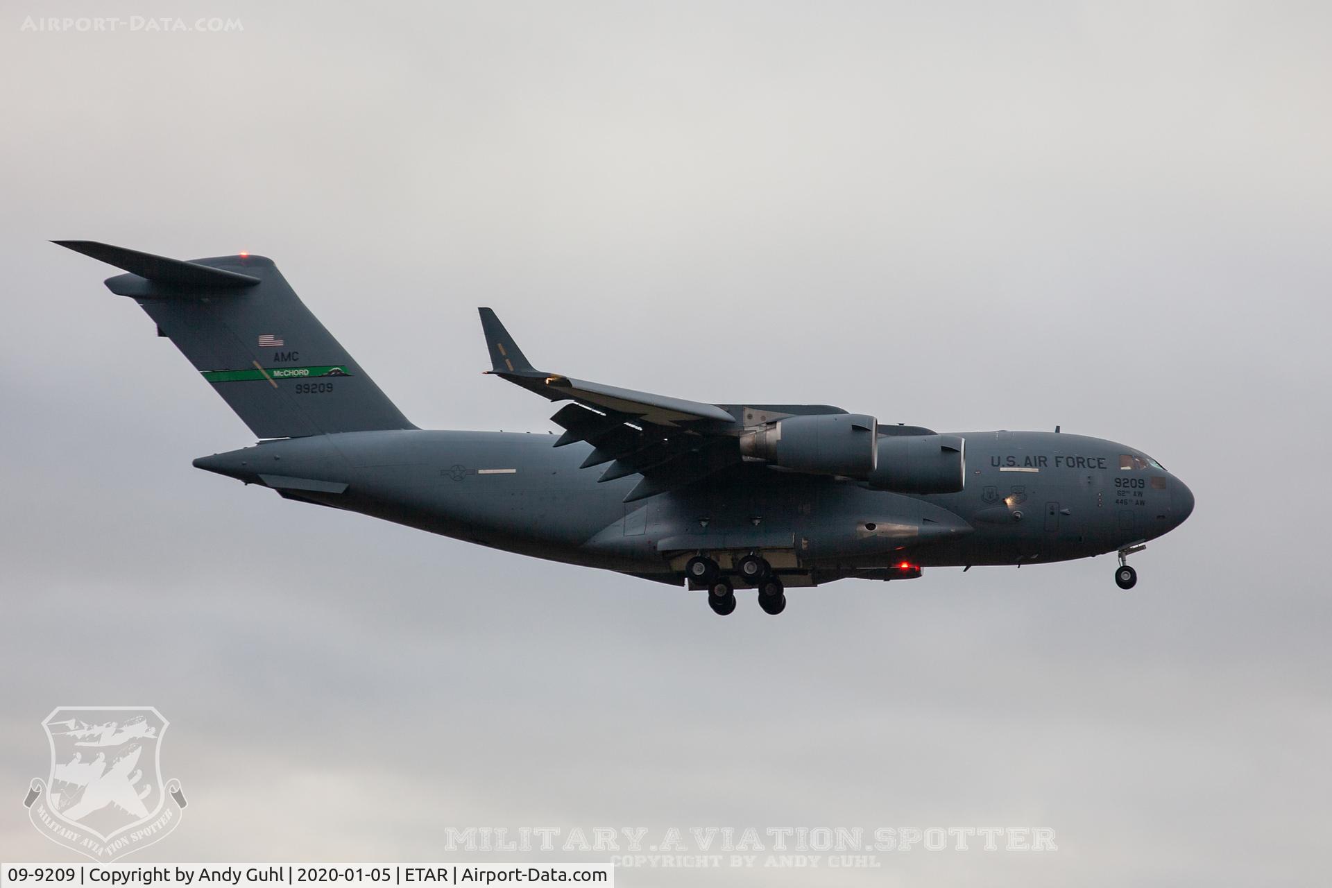 09-9209, 2009 Boeing C-17A Globemaster III C/N P-209, McChord