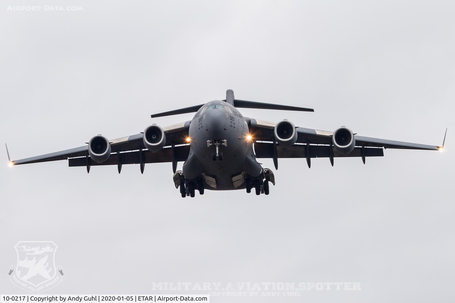 10-0217, Boeing C-17A Globemaster III C/N P-217, Face 2 Face