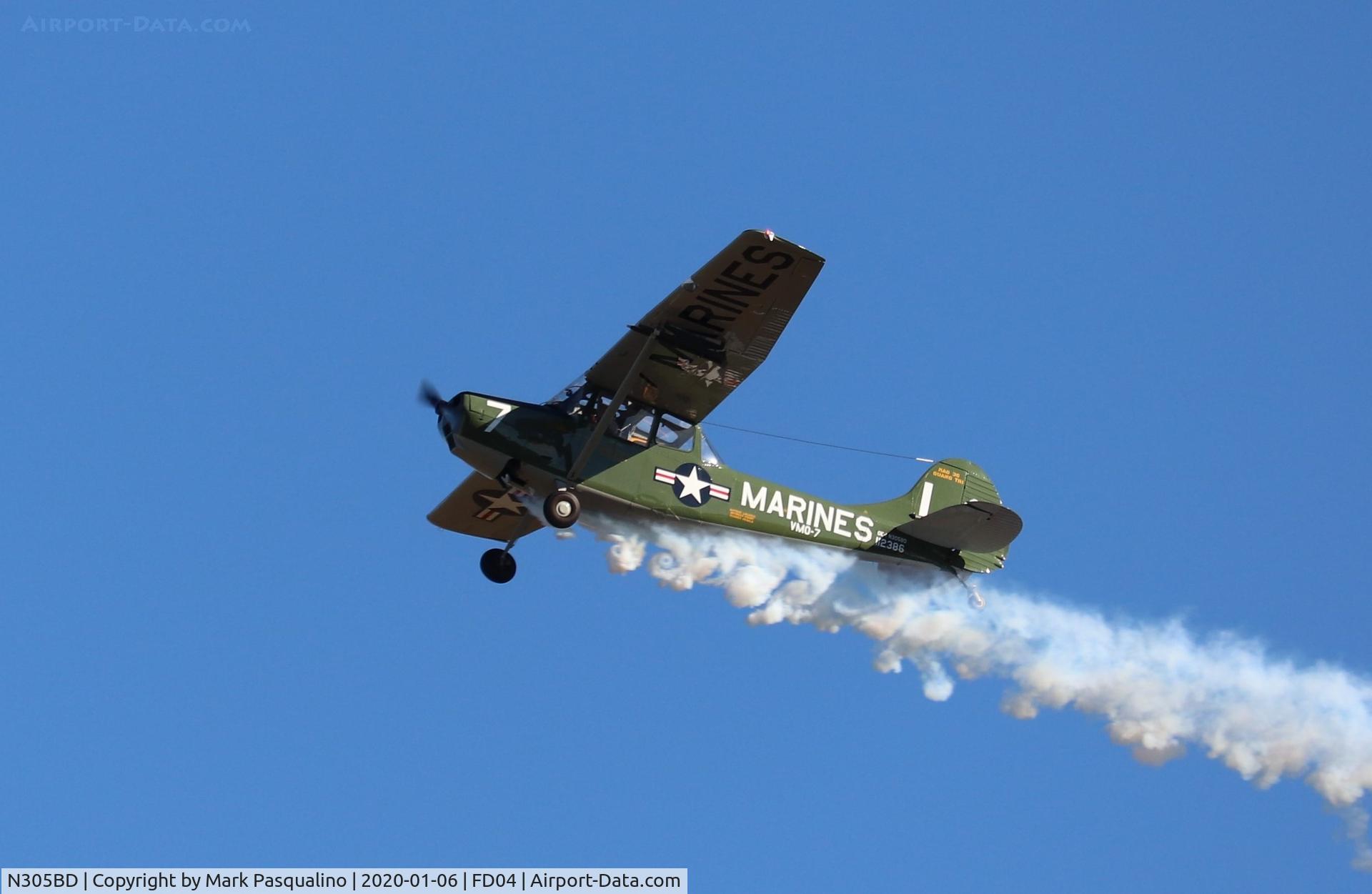N305BD, Cessna O-1D Bird Dog C/N 22761, Cessna 305A
