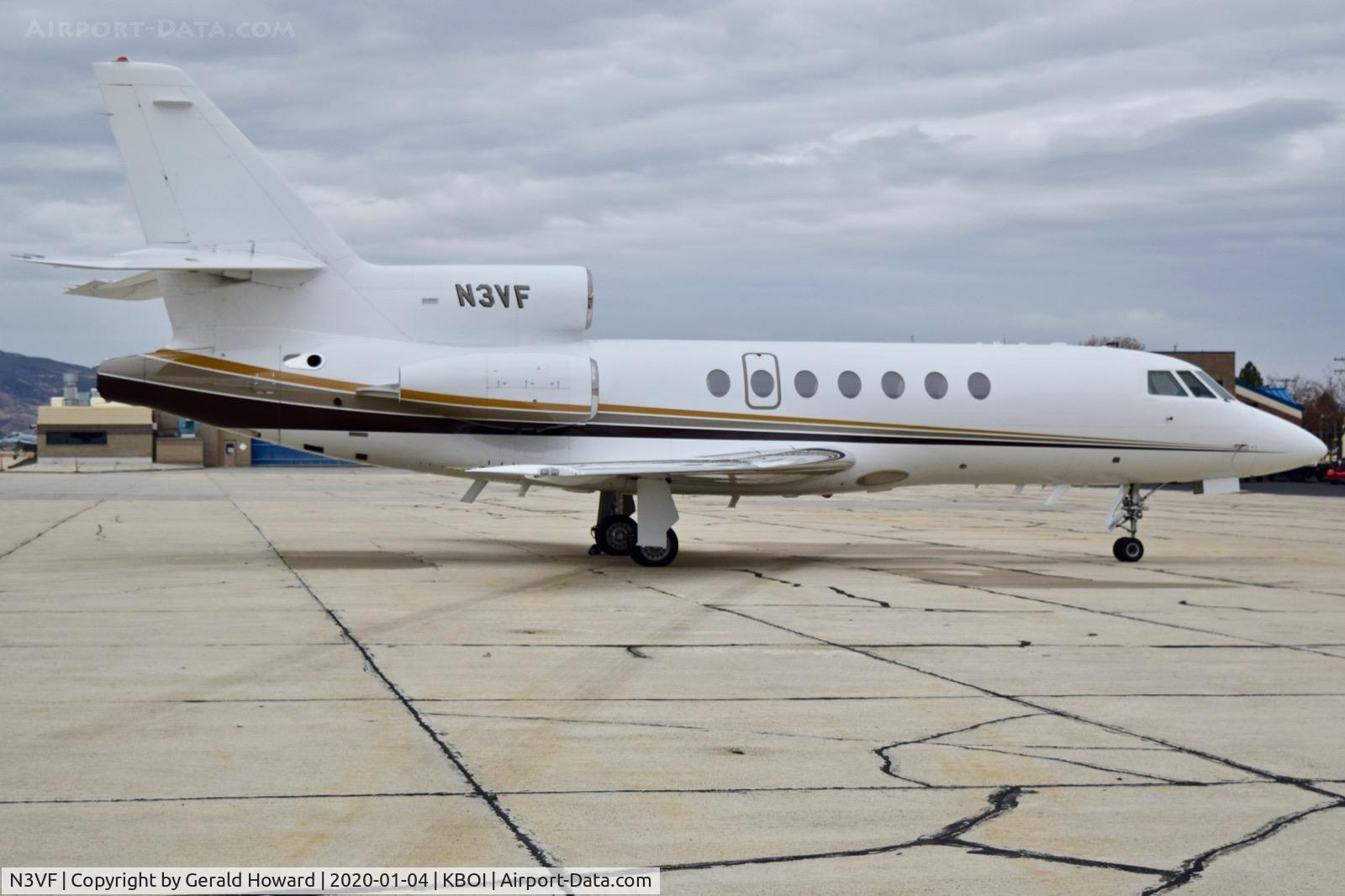 N3VF, 1997 Dassault Falcon 50EX C/N 253, Parked on the south GA ramp.