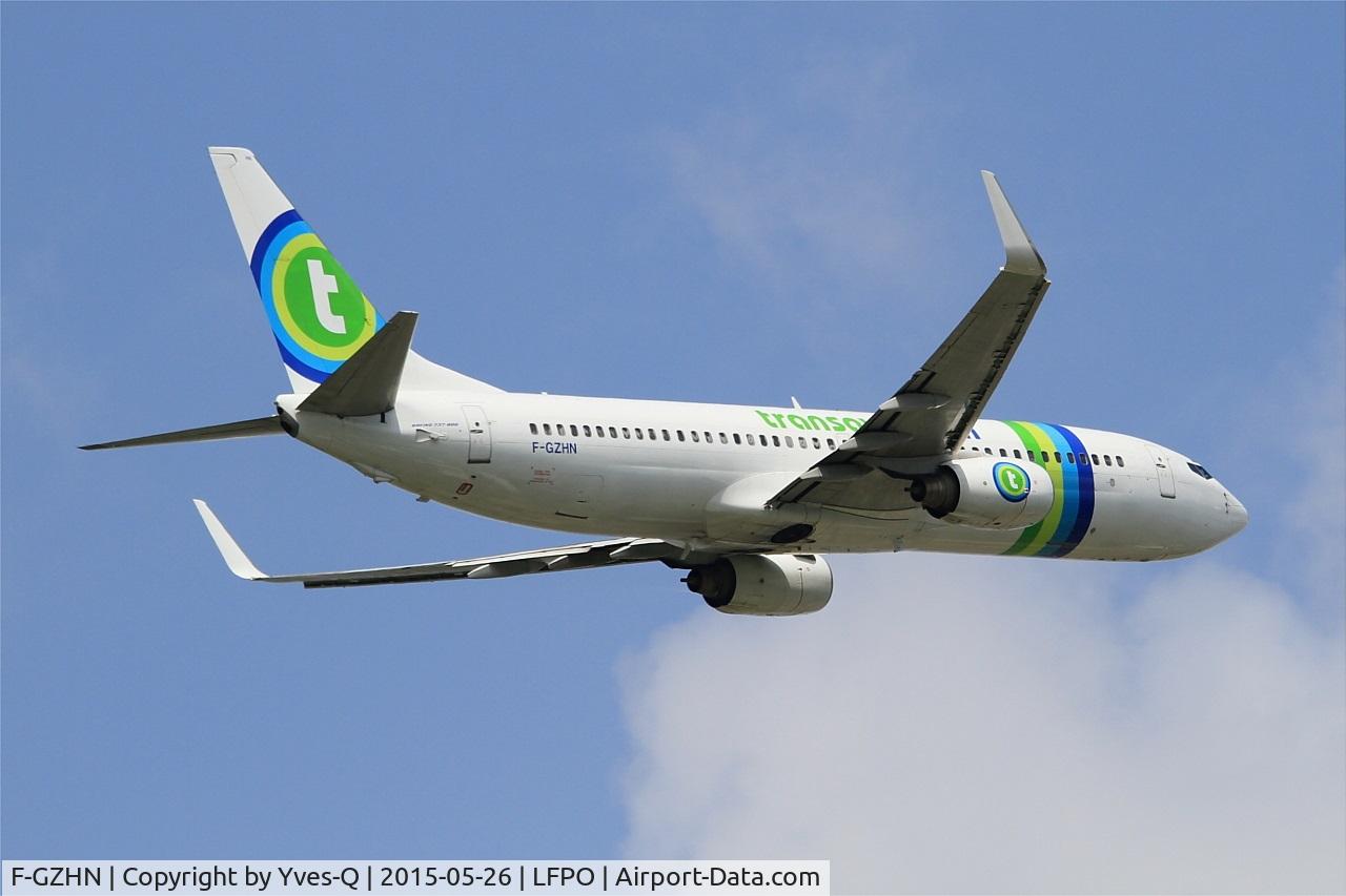 F-GZHN, 1999 Boeing 737-85H C/N 29445, Boeing 737-85H, Take off Rwy 08, Paris-Orly Airport (LFPO-ORY)