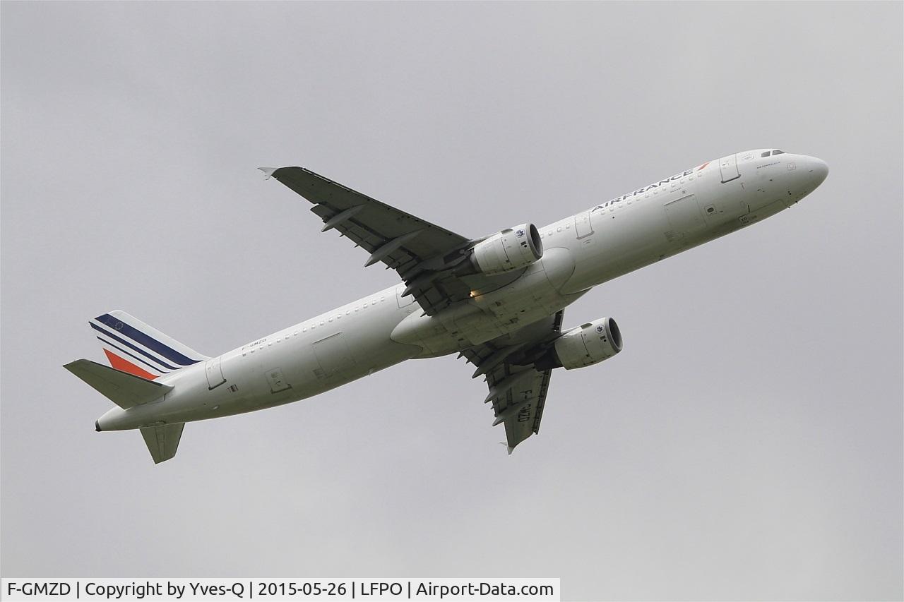 F-GMZD, 1995 Airbus A321-111 C/N 0529, Airbus A321-111, Take off Rwy 08, Paris-Orly Airport (LFPO-ORY)