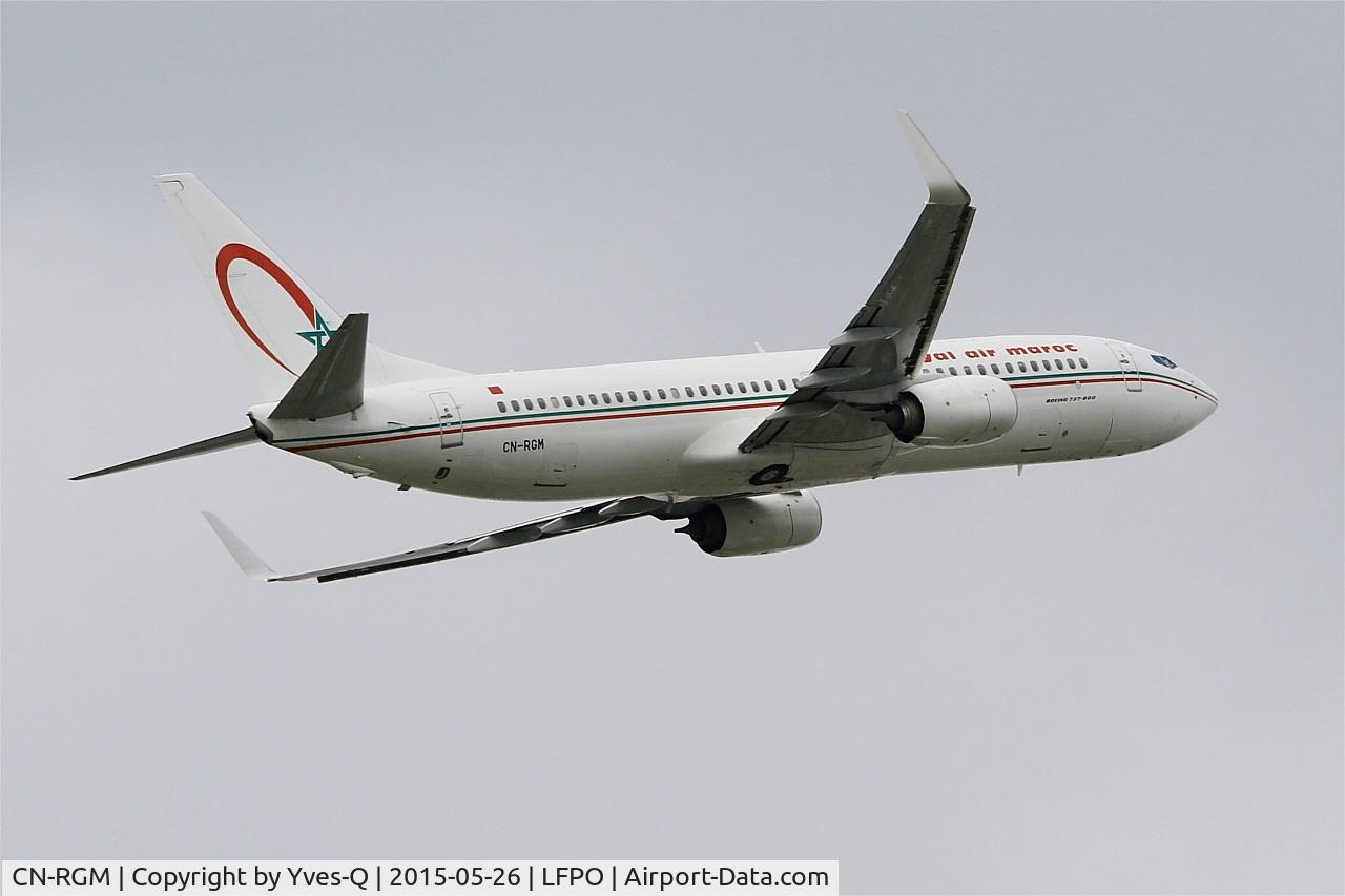 CN-RGM, 2013 Boeing 737-8B6 C/N 33074, Boeing 737-8B6, Take off Rwy 08, Paris-Orly Airport (LFPO-ORY)