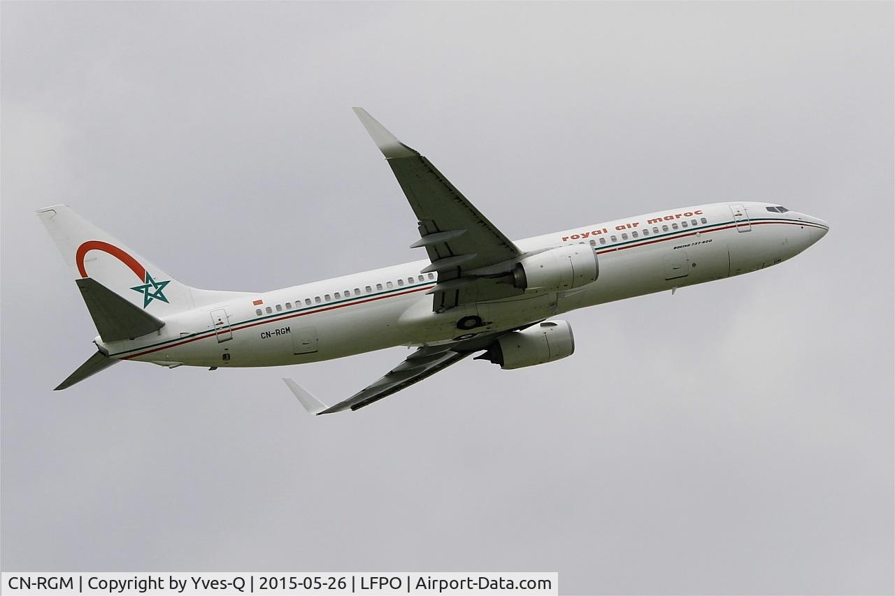 CN-RGM, 2013 Boeing 737-8B6 C/N 33074, Boeing 737-8B6, Take off Rwy 08, Paris-Orly Airport (LFPO-ORY)