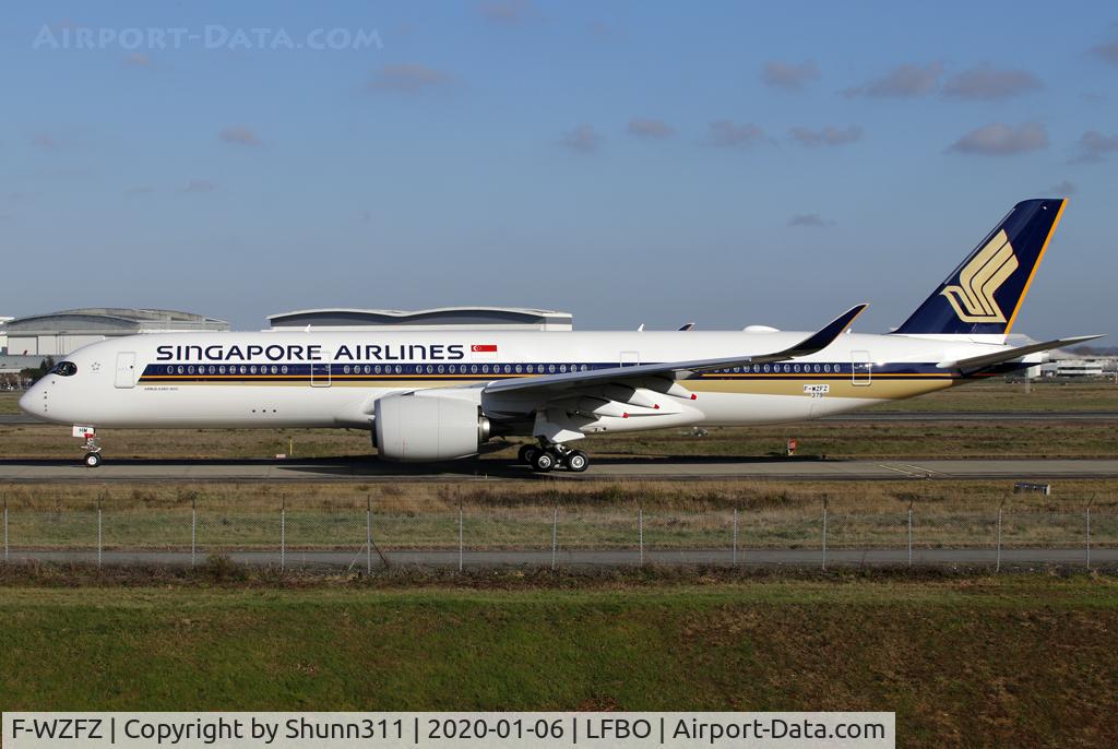 F-WZFZ, 2019 Airbus A350-941 C/N 379, C/n 0379 - To be 9V-SHM