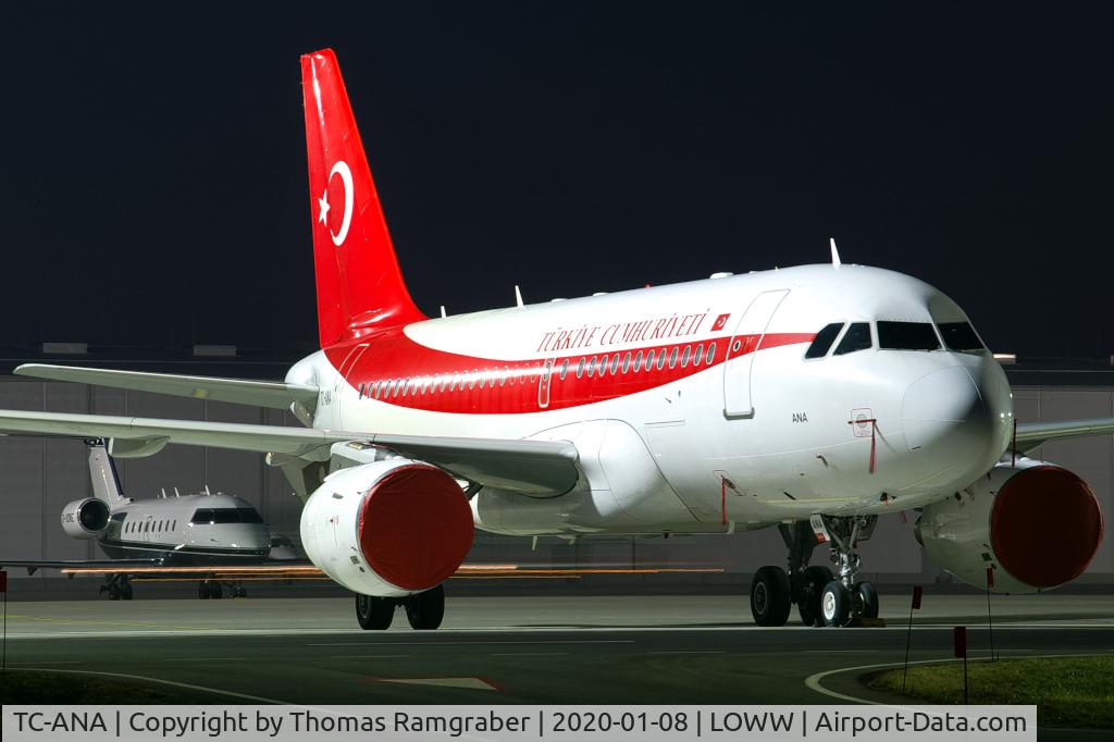 TC-ANA, 2000 Airbus ACJ319 (A319-115/CJ) C/N 1002, Turkey - Government Airbus A319CJ