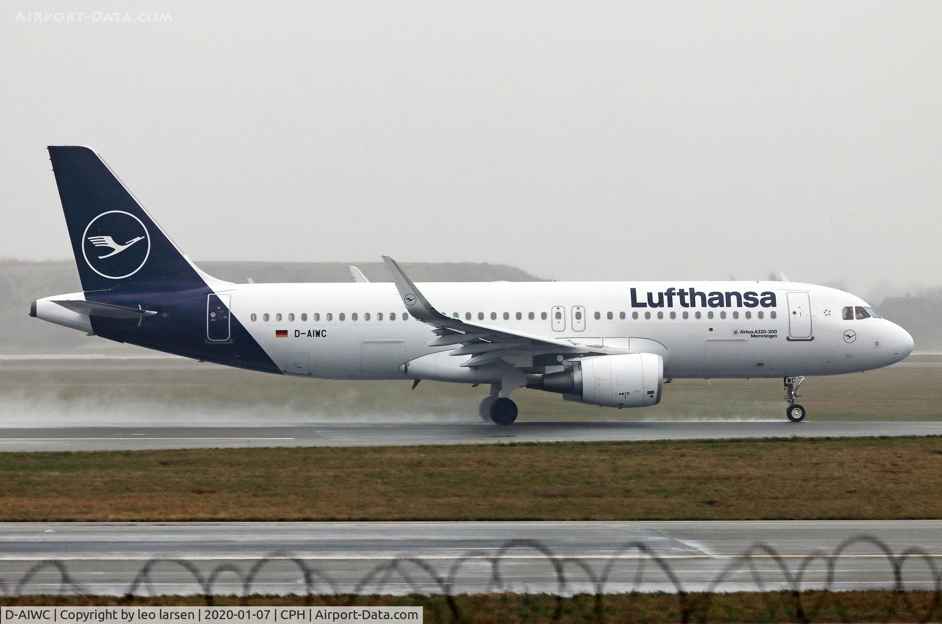 D-AIWC, 2018 Airbus A320-214 C/N 8667, Copenhagen 7.1.2020