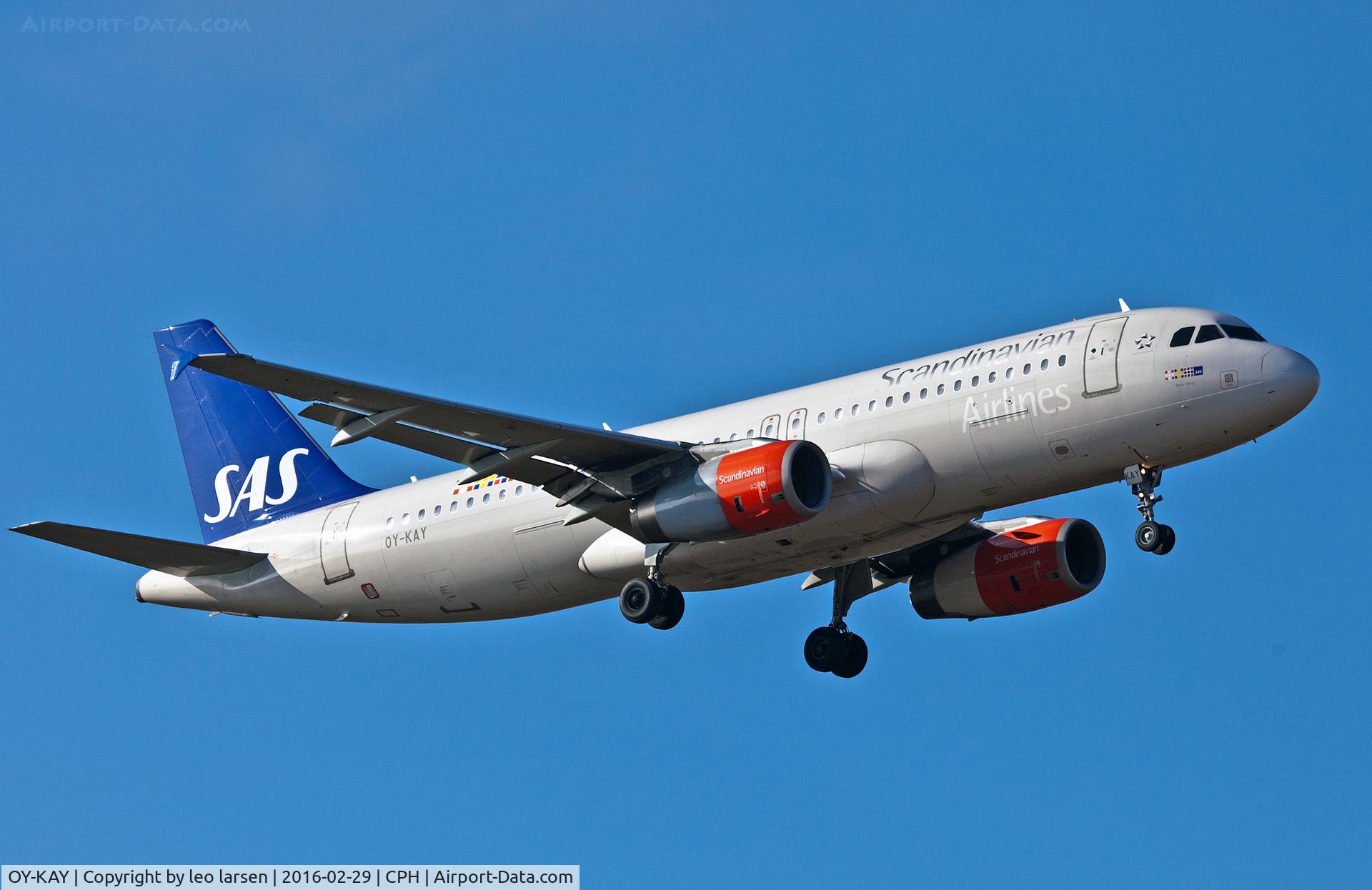 OY-KAY, 2006 Airbus A320-232 C/N 2856, Copenhagen 29.2.2016