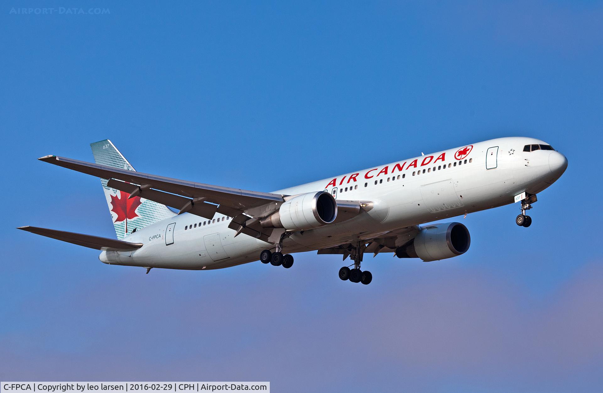C-FPCA, 1989 Boeing 767-375 C/N 24306, Copenhagen 29.2.2016