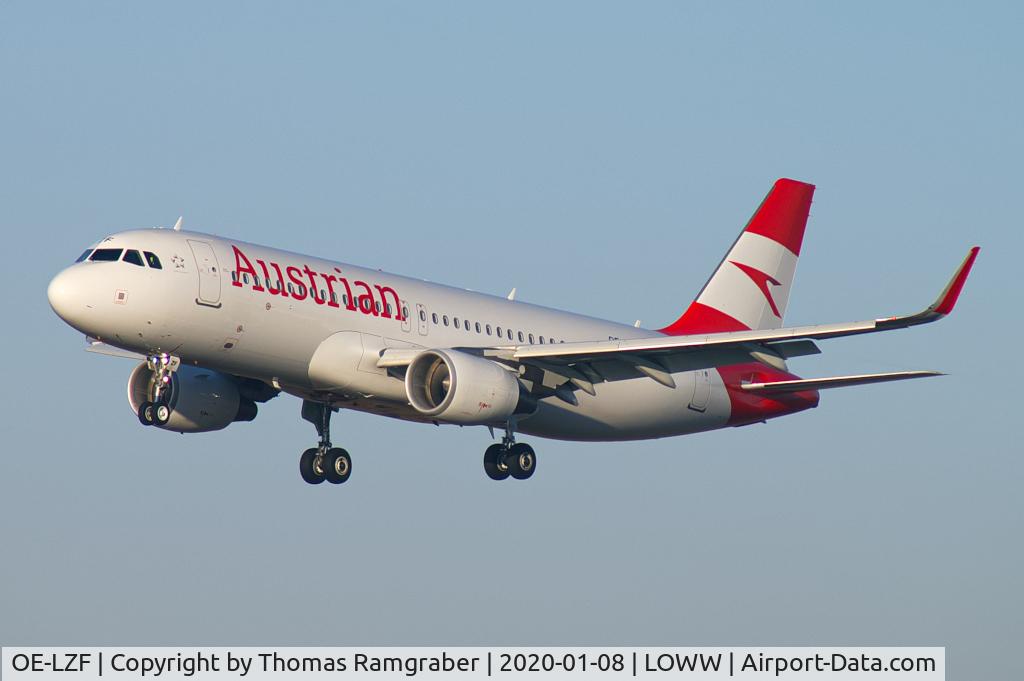 OE-LZF, 2013 Airbus A320-214 C/N 5841, Austrian Airlines Airbus A320