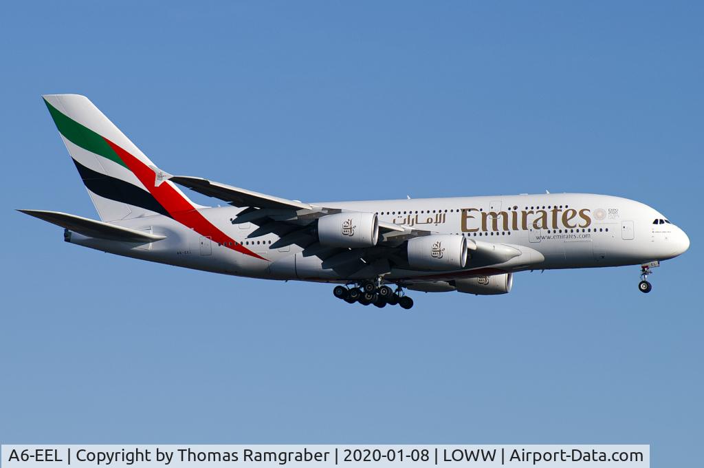 A6-EEL, 2013 Airbus A380-861 C/N 133, Emirates Airbus A380