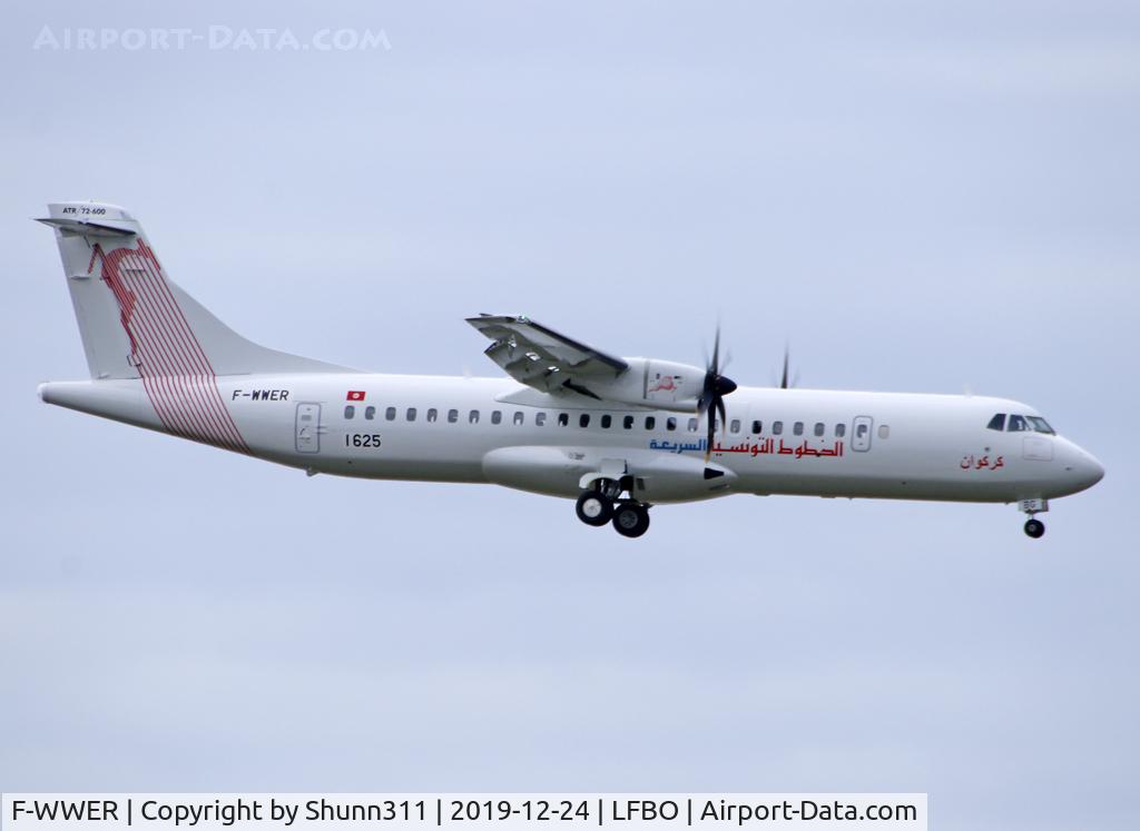 F-WWER, 2019 ATR 72-600 C/N 1625, C/n 1625 - To be TS-LBG