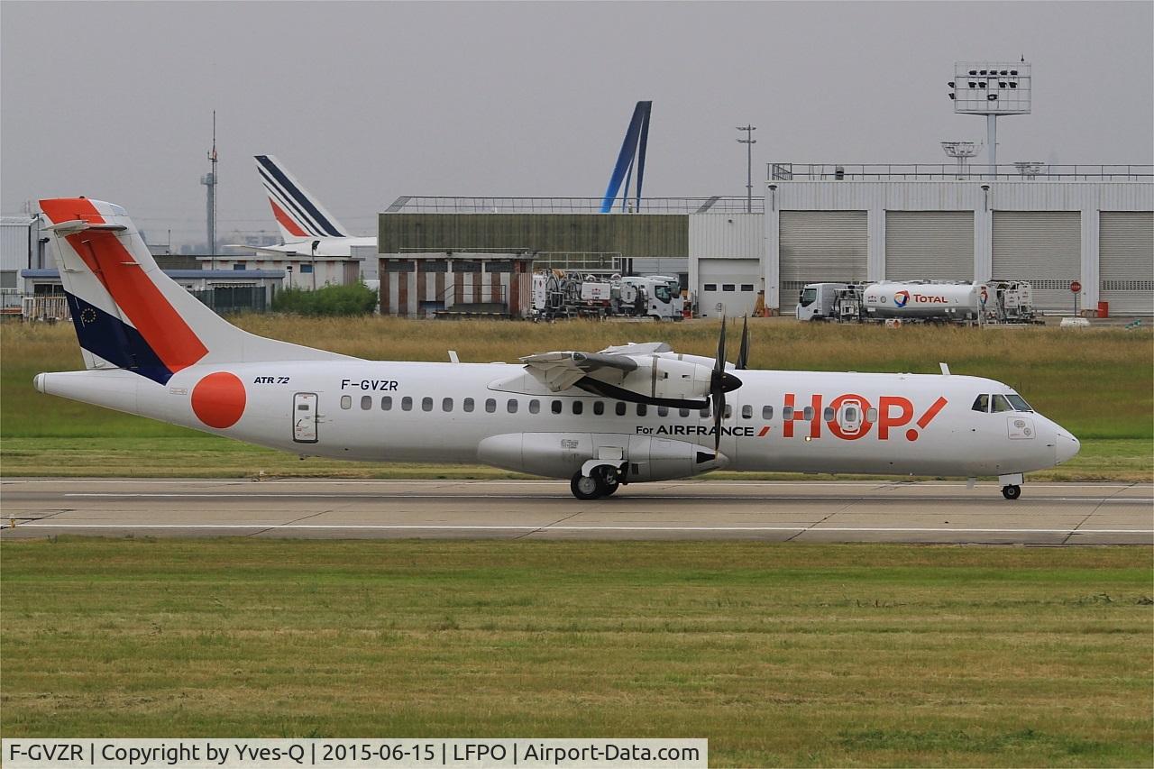 F-GVZR, 1997 ATR 72-212A C/N 498, ATR 72-212A, Ready to take off rwy 08, Paris-Orly airport (LFPO-ORY)