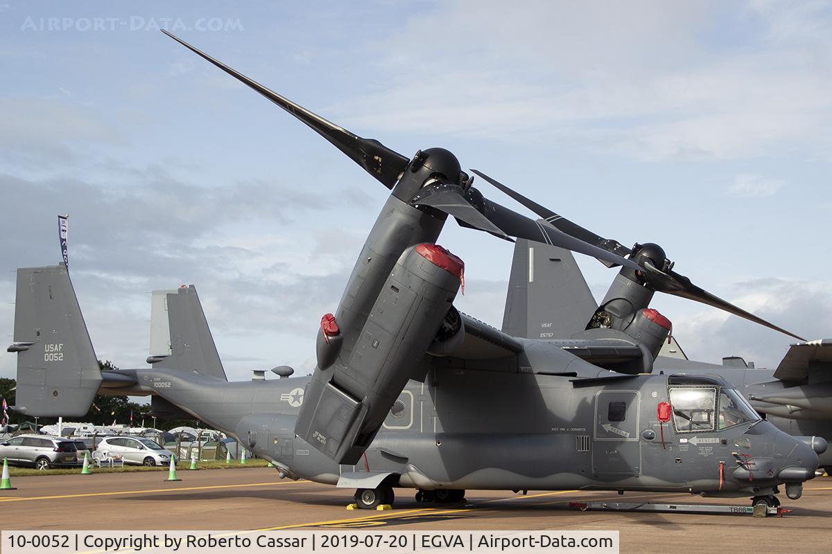 10-0052, 2010 Bell-Boeing CV-22B Osprey C/N D1028, RIAT19