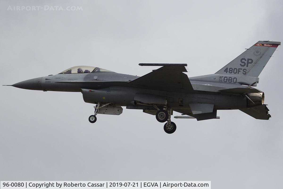 96-0080, 1996 Lockheed Martin F-16C Fighting Falcon C/N CC-202, RIAT19