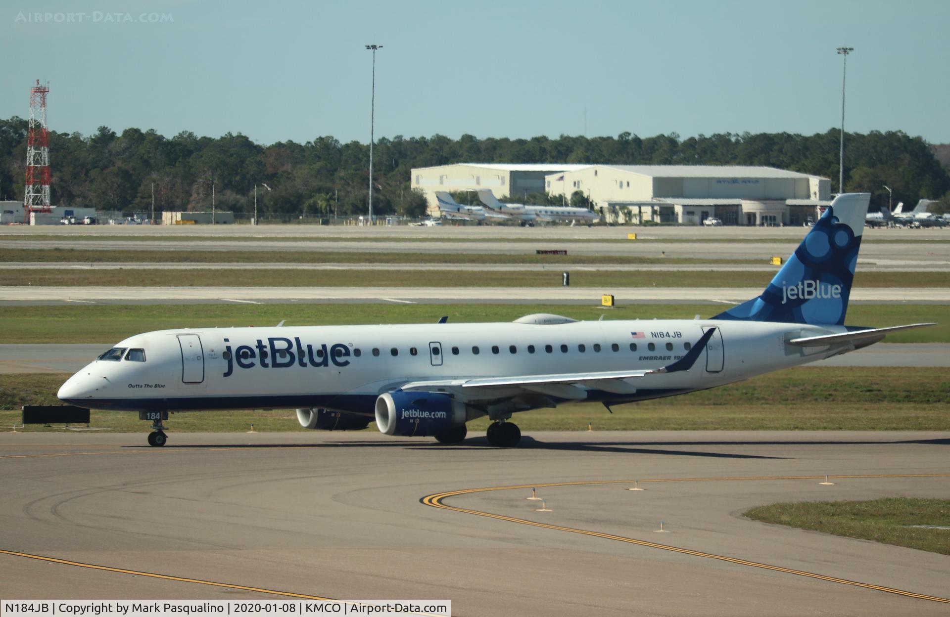N184JB, 2005 Embraer 190AR (ERJ-190-100IGW) C/N 19000008, ERJ-190-100IGW