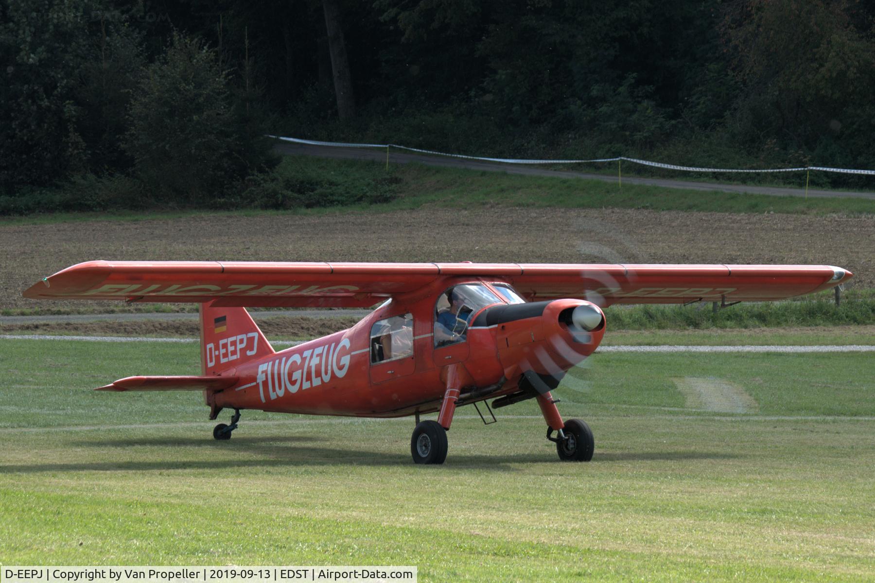 D-EEPJ, 1958 Dornier Do-27A-1 C/N 173, Dornier Do 27A-1 ready for take off at Hahnweide airfield, Germany. OTT 2019