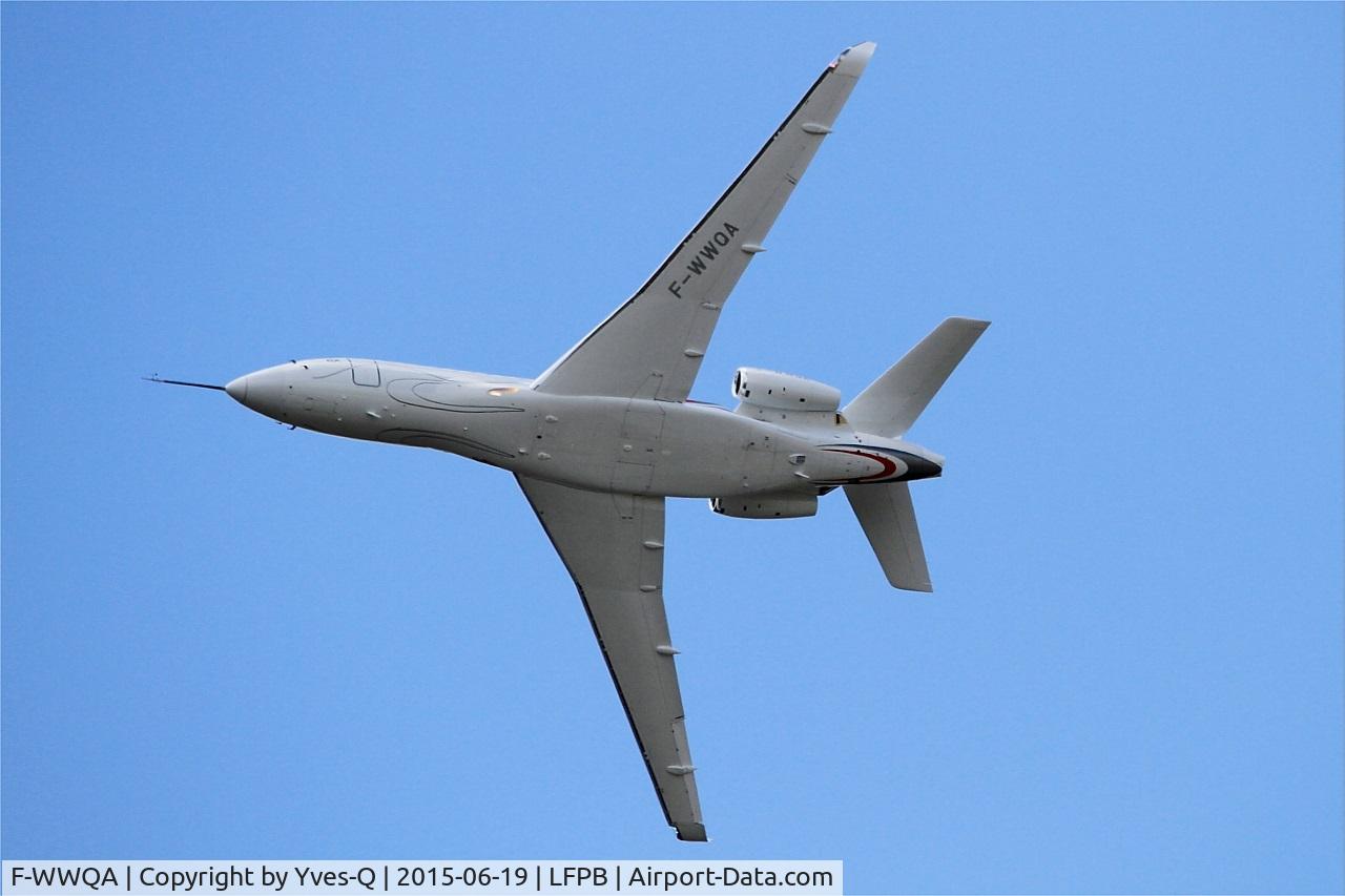 F-WWQA, 2014 Dassault Falcon 8X C/N 401, Dassault Falcon 8X, On display, Paris-Le Bourget (LFPB-LBG) Air show 2015