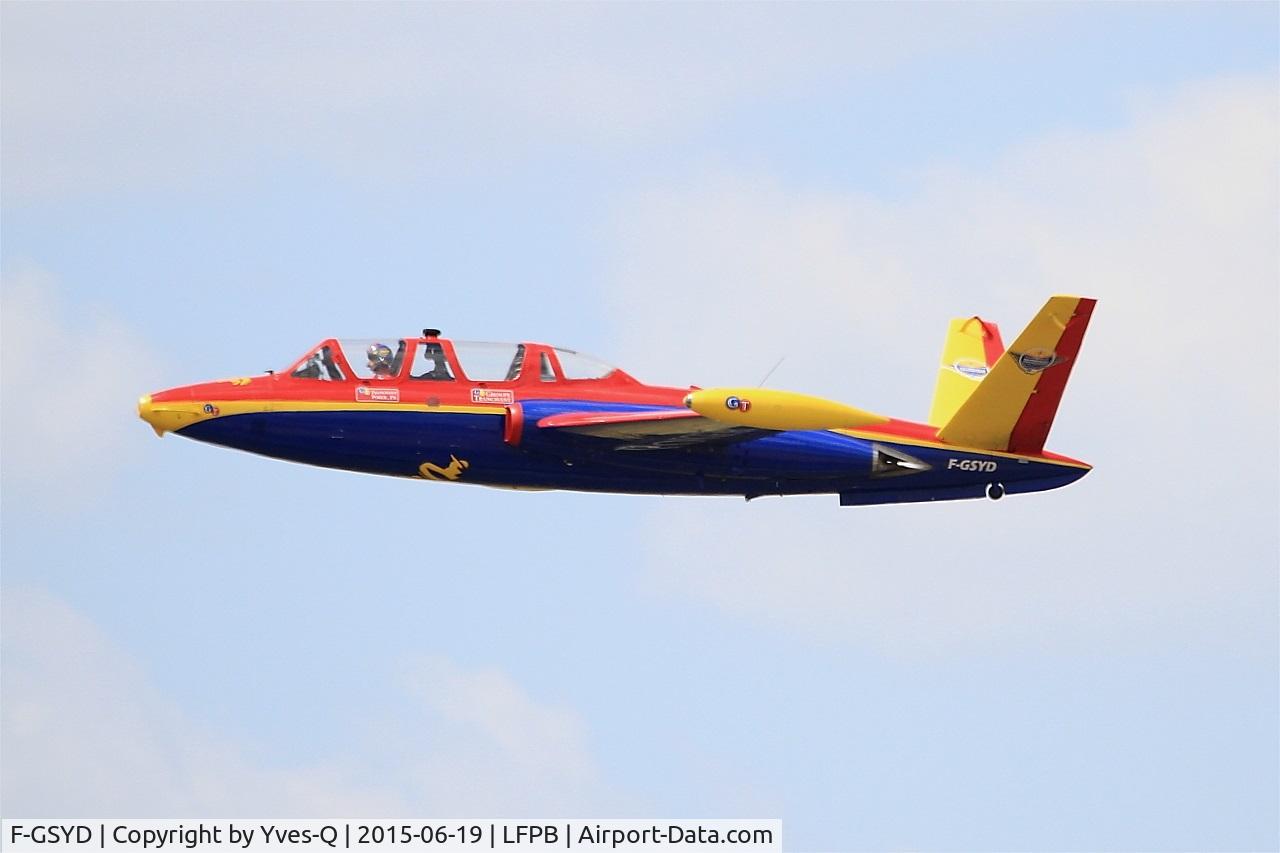 F-GSYD, Fouga CM-170 Magister C/N 455, Fouga CM-170 Magister, On display, Paris-Le Bourget Air Show 2015