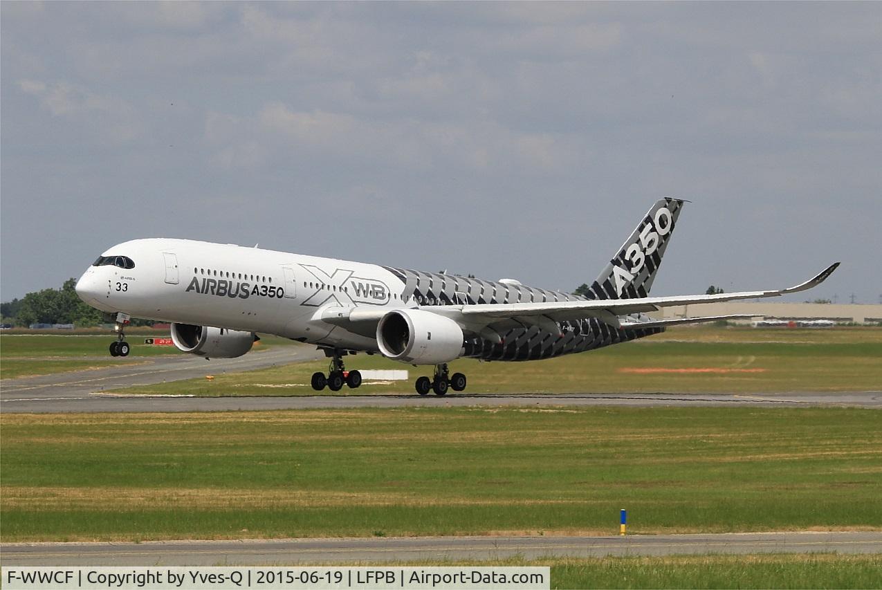 F-WWCF, 2013 Airbus A350-941 C/N 002, Airbus A350-941, Take off, Paris-Le Bourget (LFPB-LBG) Air show 2015
