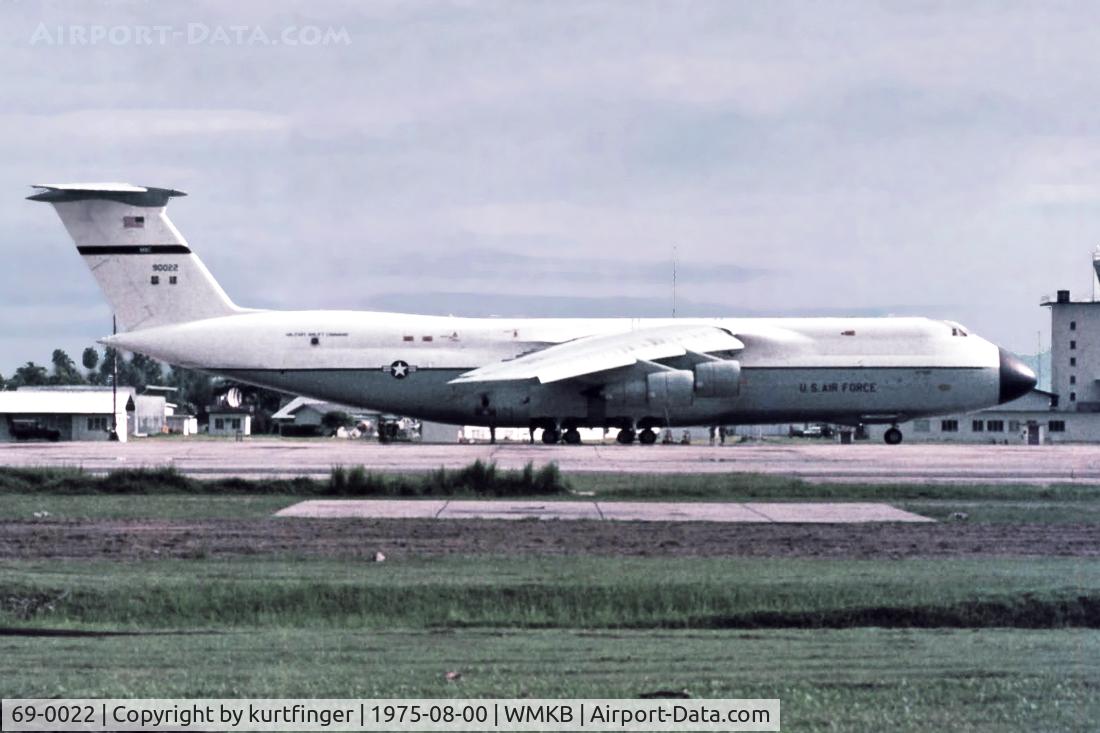 69-0022, 1969 Lockheed C-5A Galaxy C/N 500-0053, Lockheed C-5A Galaxy  USAF serial 69-0022 msn 500-0053, August 1975 delivered F-5E and Bs. Butterworth