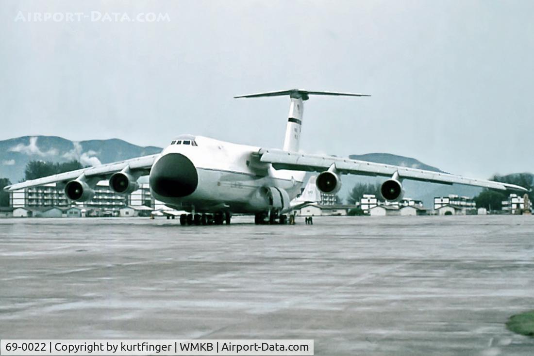 69-0022, 1969 Lockheed C-5A Galaxy C/N 500-0053, Lockheed C-5A Galaxy  USAF serial 69-0022 msn 500-0053, August 1975 delivered F-5E and Bs. Butterworth, Malaysia.