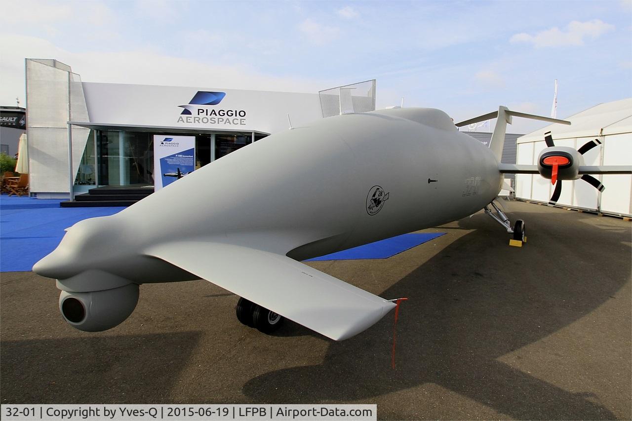 32-01, 2015 Piaggio P.1HH Hummer Head C/N 0001, Piaggio P.1HH Hummer Head, Static display, Paris-Le Bourget (LFPB-LBG) Air show 2015
