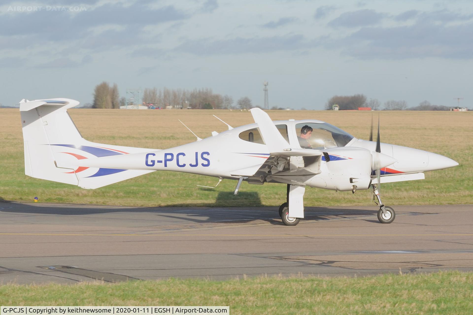 G-PCJS, 2010 Diamond DA-42 NG Twin Star C/N 42.027, Return Visitor.
