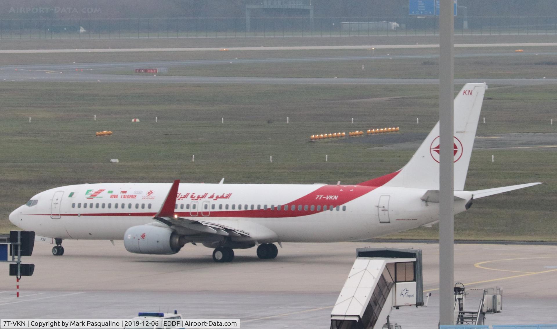 7T-VKN, 2016 Boeing 737-8D6 C/N 60750, Boeing 737-8D6