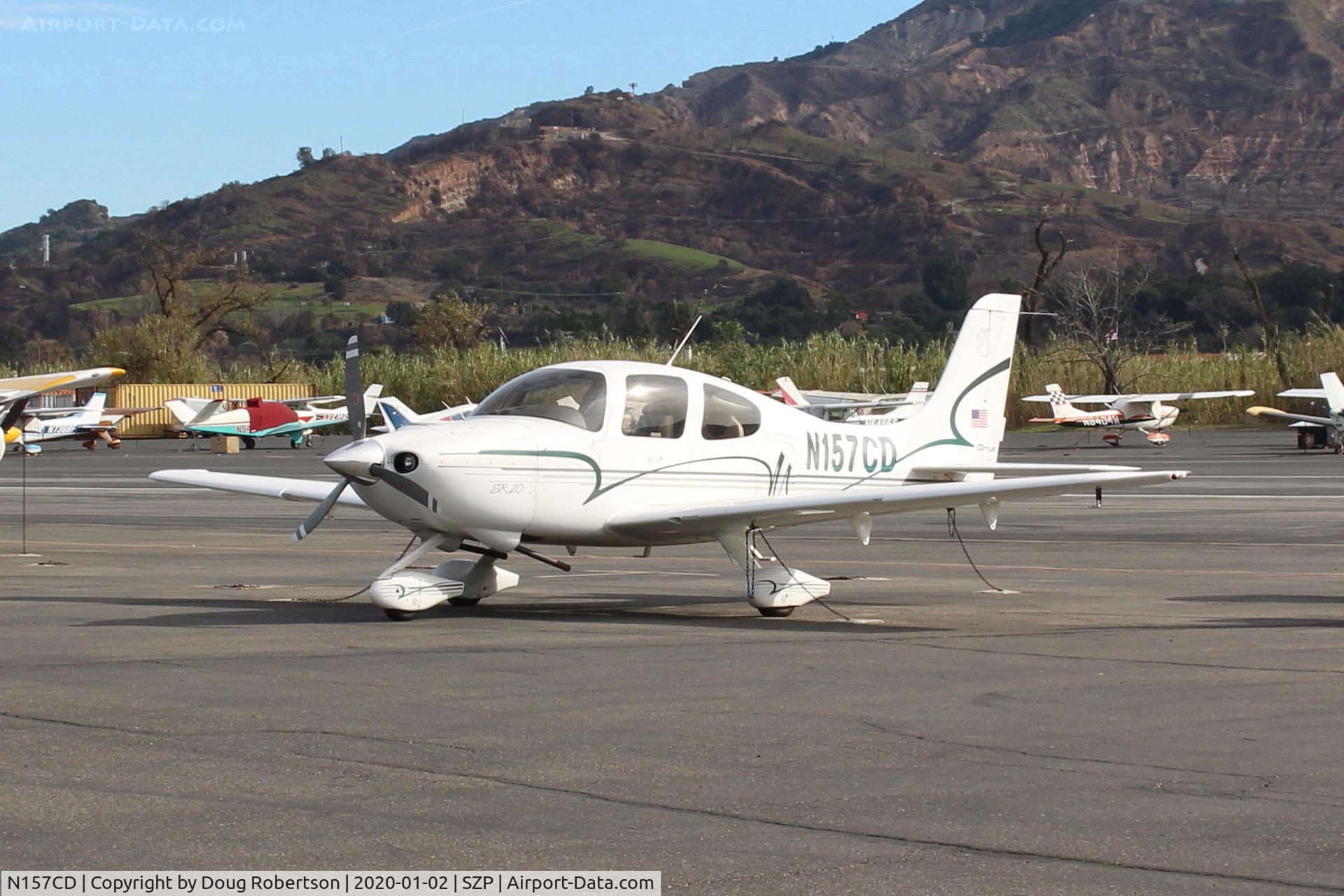 N157CD, 2000 Cirrus SR20 C/N 1061, 2000 CIRRUS SR20, Continental IO-360-ES 200 Hp, on Transient Ramp