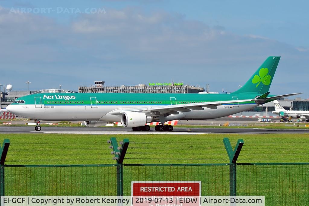 EI-GCF, 2017 Airbus A330-302 C/N 1817, Lining up r/w 28