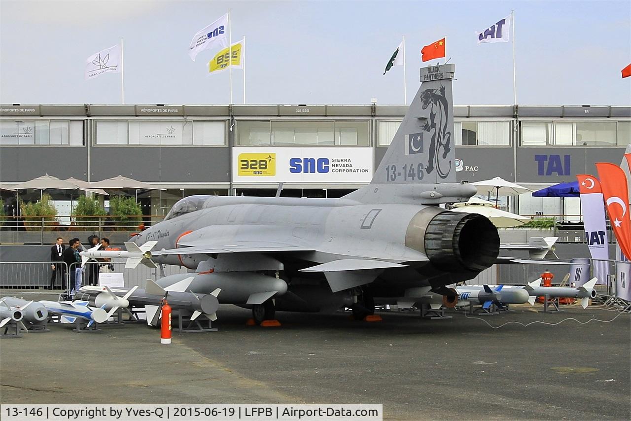 13-146, PAC JF-17 Thunder C/N FC13146, Pakistan Air Force JF-17 Thunder, Static display, Paris-Le Bourget (LFPB-LBG) Air show 2015