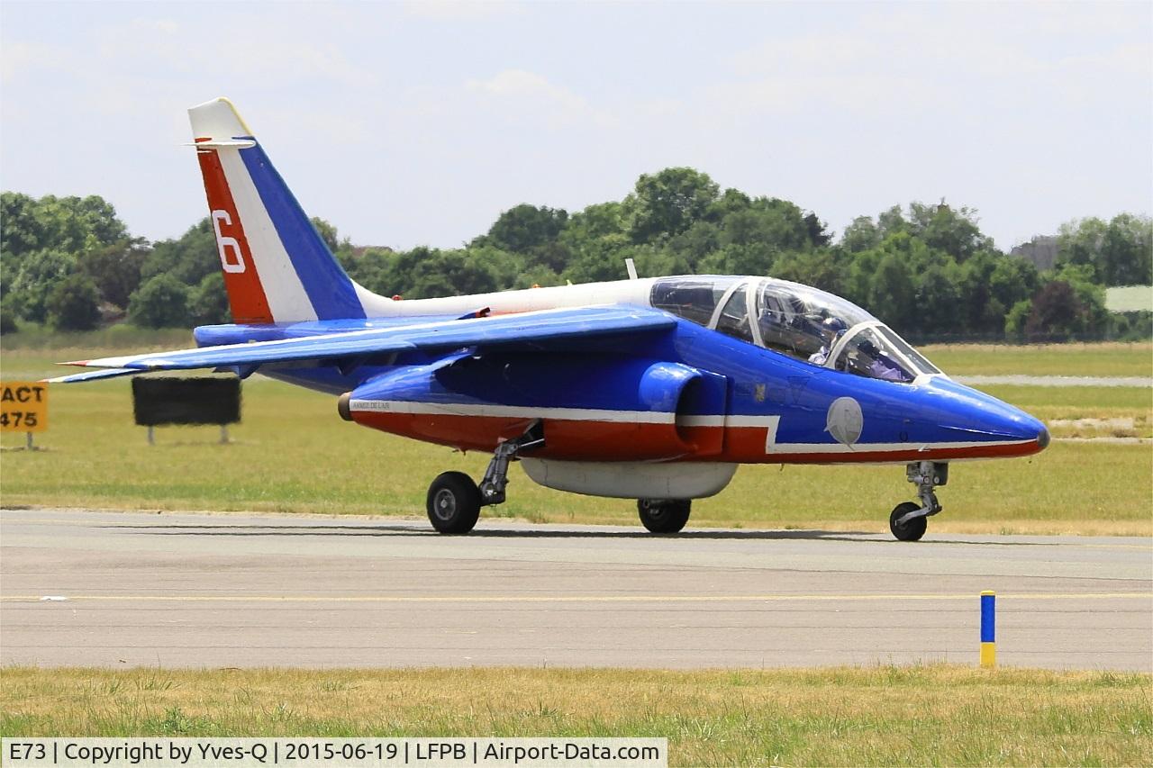E73, Dassault-Dornier Alpha Jet E C/N E73, Dassault-Dornier Alpha Jet E, Taxiing, Paris-Le Bourget (LFPB-LBG) Air show 2015