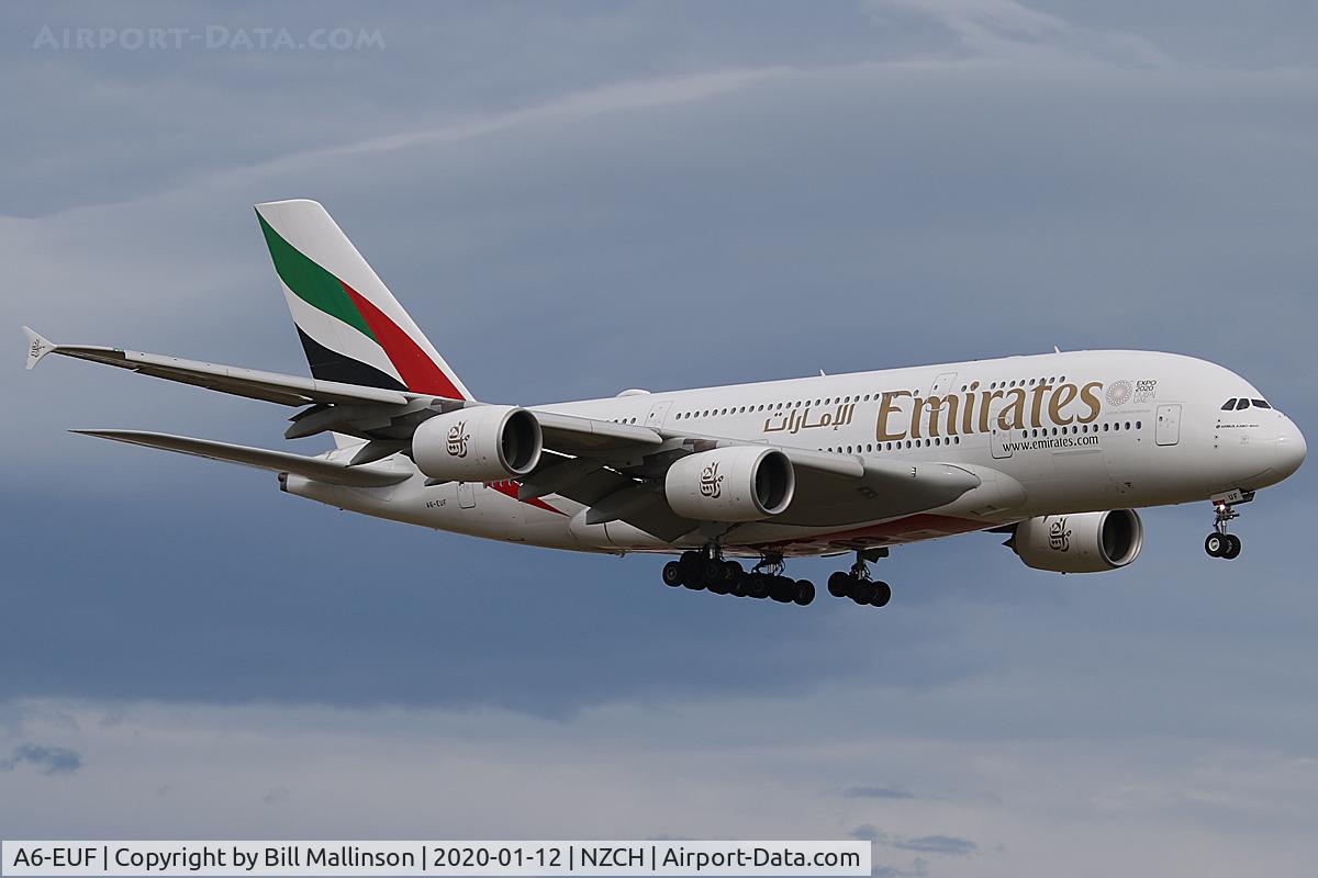 A6-EUF, 2016 Airbus A380-861 C/N 218, EK412