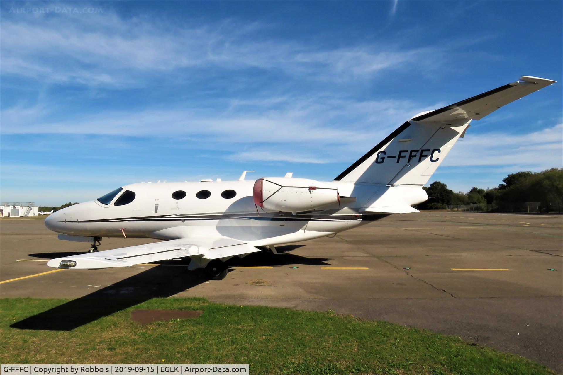 G-FFFC, 2014 Cessna 510 Citation Mustang Citation Mustang C/N 510-0451, G-FFFC C510 at Blackbush Airfield.