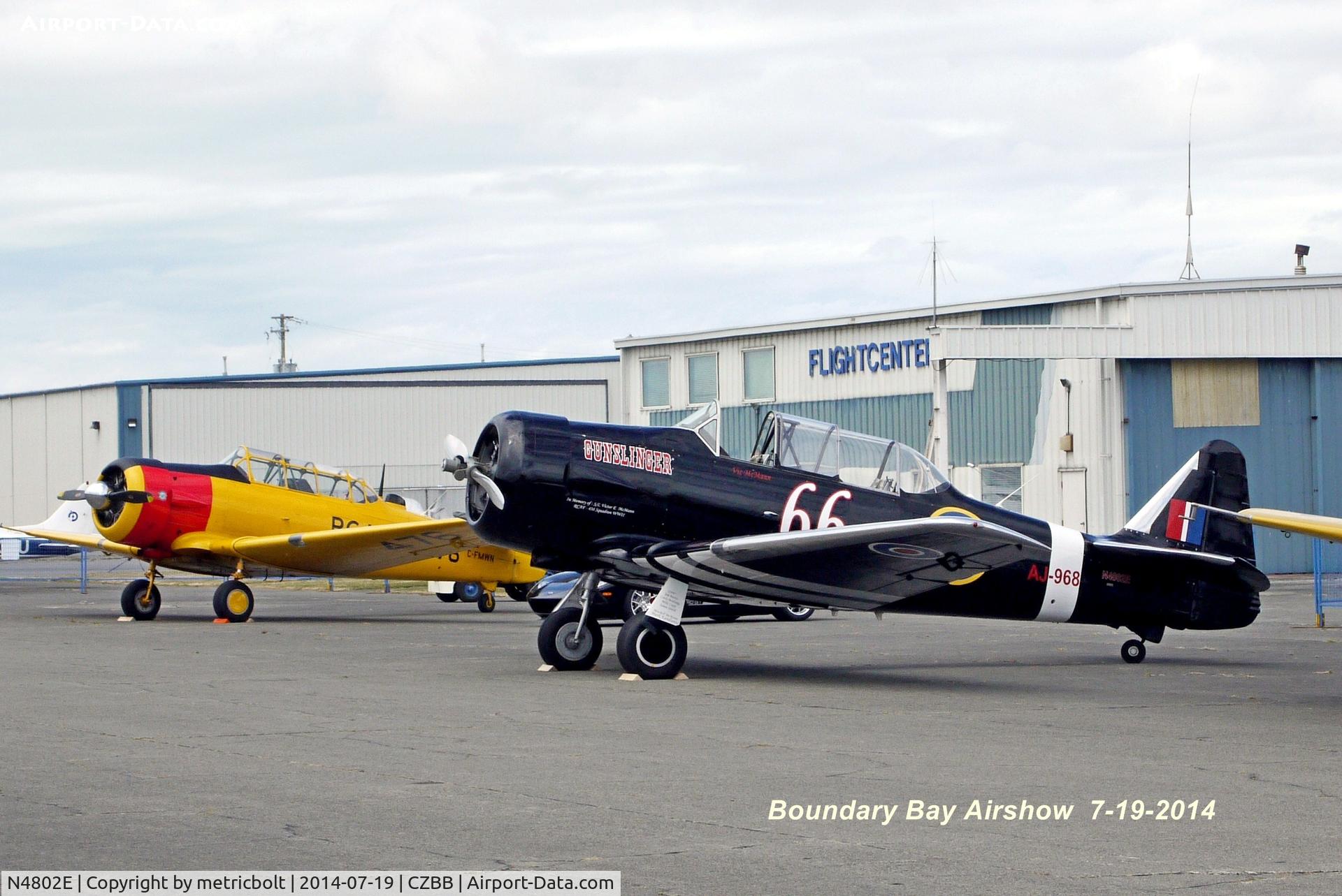 N4802E, 1961 North American AT-6A Texan C/N AJ-968, Boundary Bay Airshow 2014