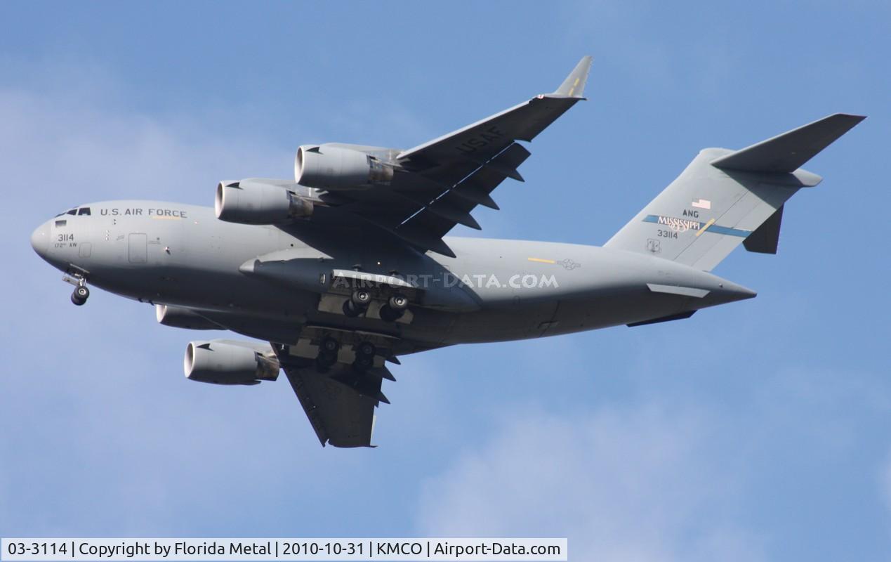 03-3114, 2003 Boeing C-17A Globemaster III C/N P-114, Airlift and Tanker 2010