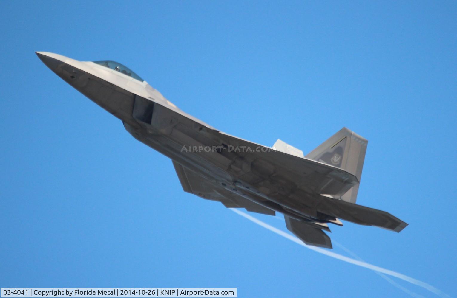 03-4041, 2003 Lockheed Martin F/A-22A Raptor C/N 4041, NAS Jax 2014