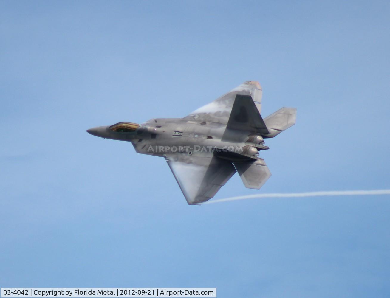 03-4042, 2003 Lockheed Martin F/A-22A Raptor C/N 4042, Cocoa 2012