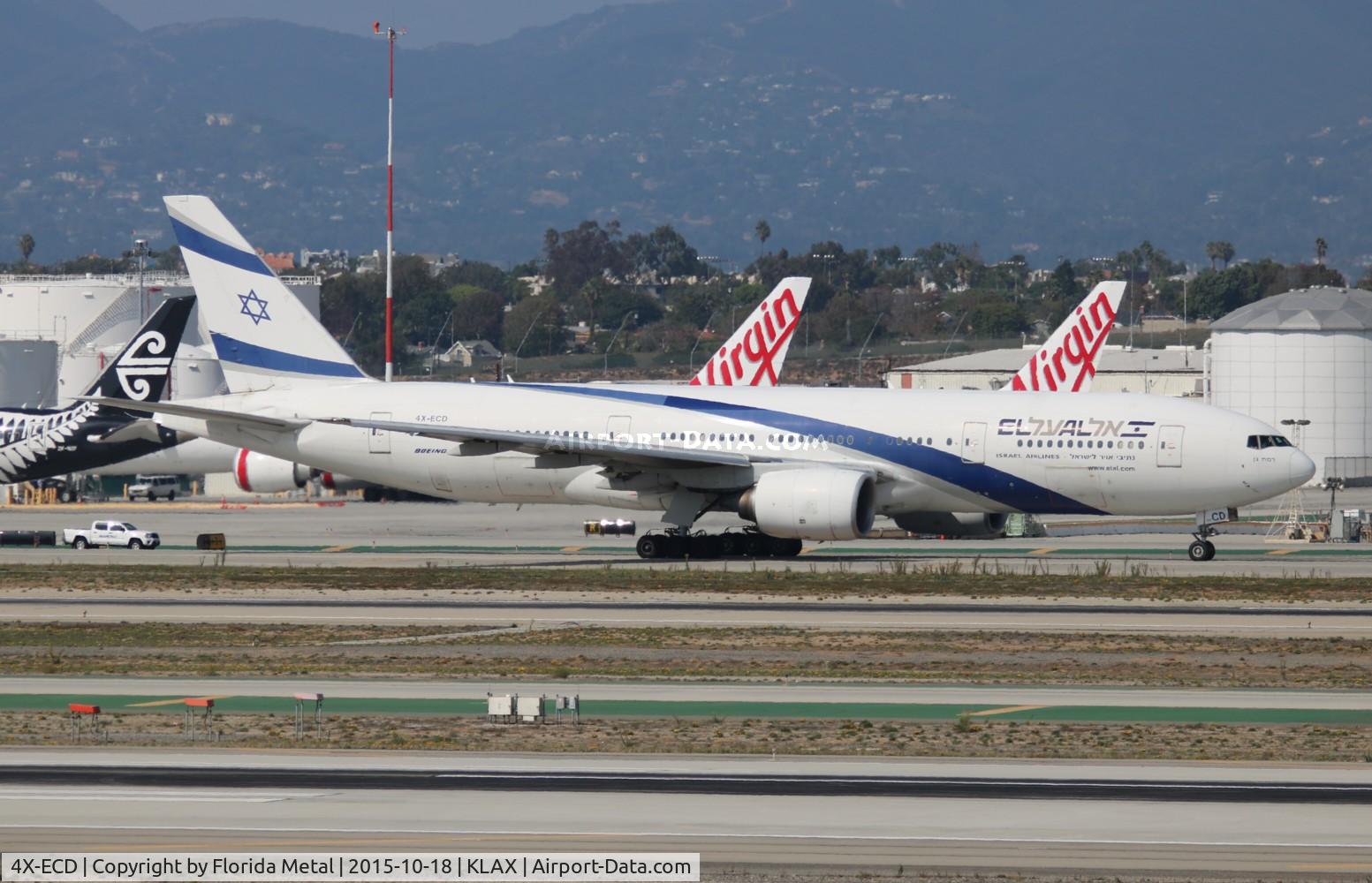 4X-ECD, 2002 Boeing 777-258/ER C/N 33169, LAX spotting