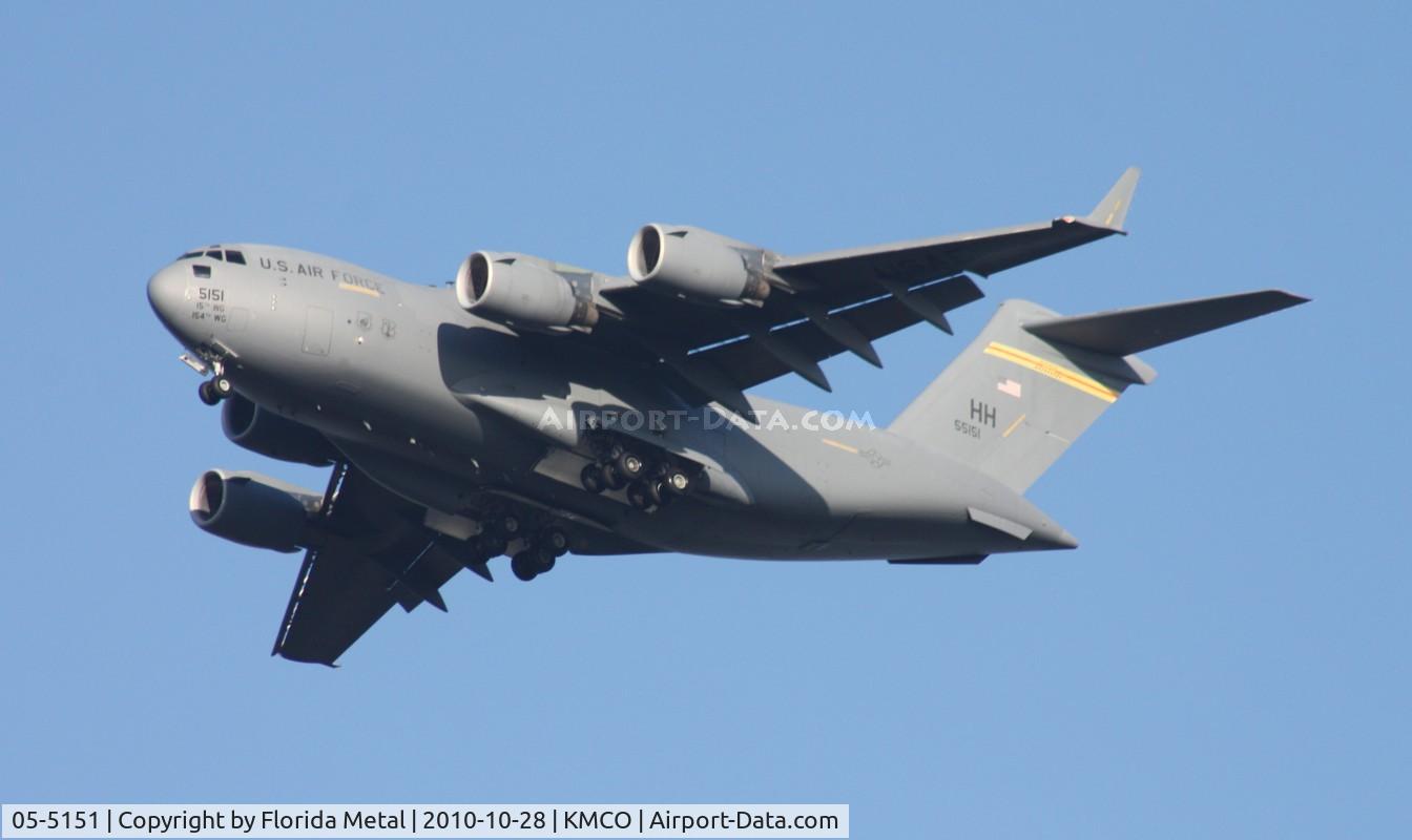 05-5151, 2005 Boeing C-17A Globemaster III C/N P-151, Airlift and Tanker 2010