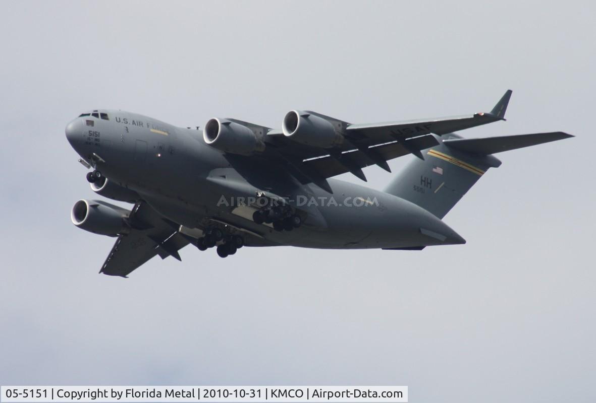 05-5151, 2005 Boeing C-17A Globemaster III C/N P-151, Airlift and Tanker 2010