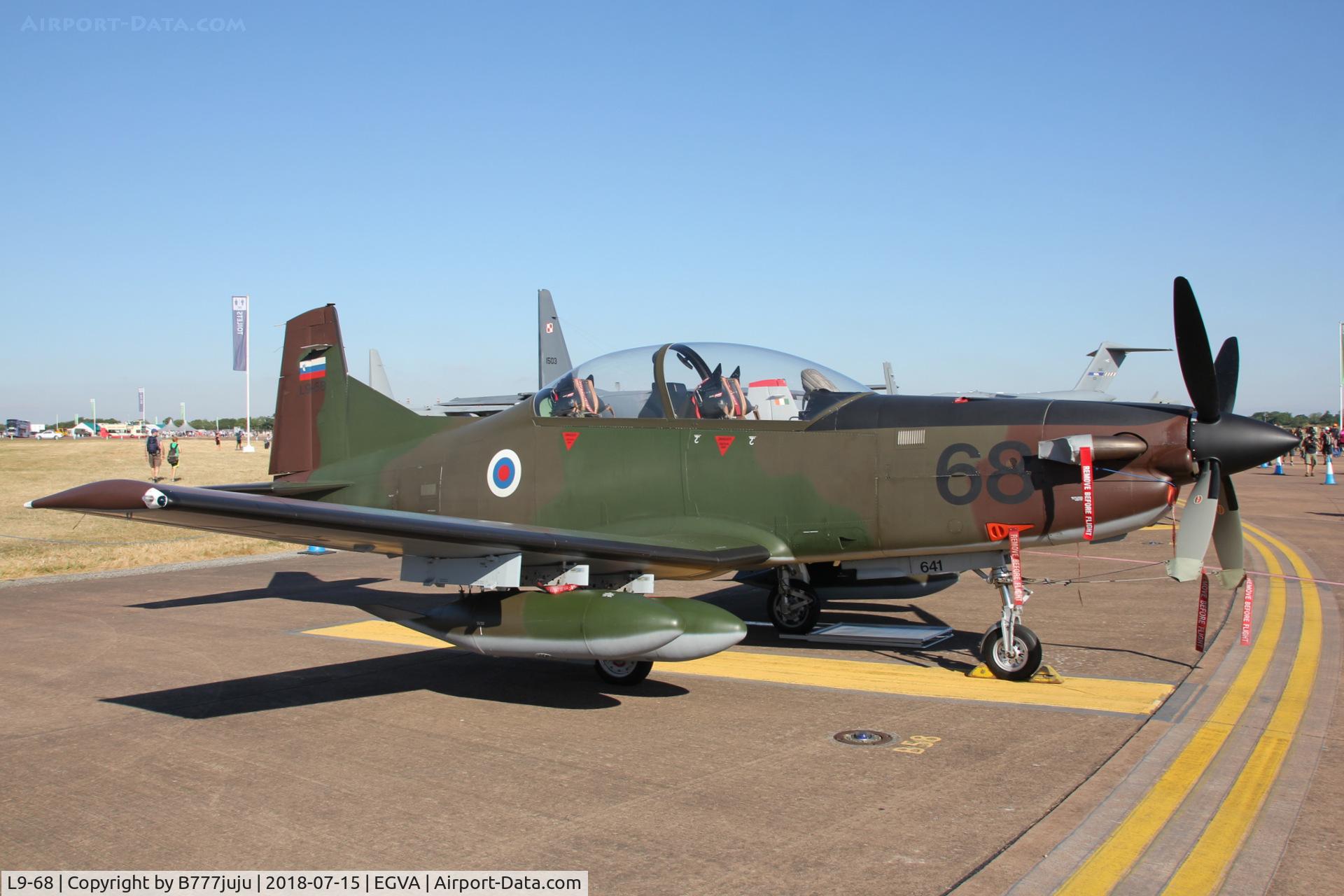 L9-68, Pilatus PC-9M Hudournik C/N 641, at TATOO 2018