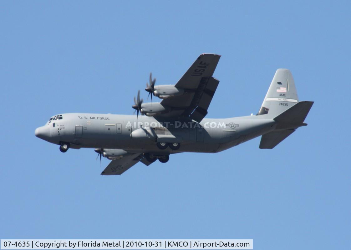 07-4635, 2007 Lockheed Martin C-130J-30 Super Hercules C/N 382-5595, Airlift and Tanker 2010