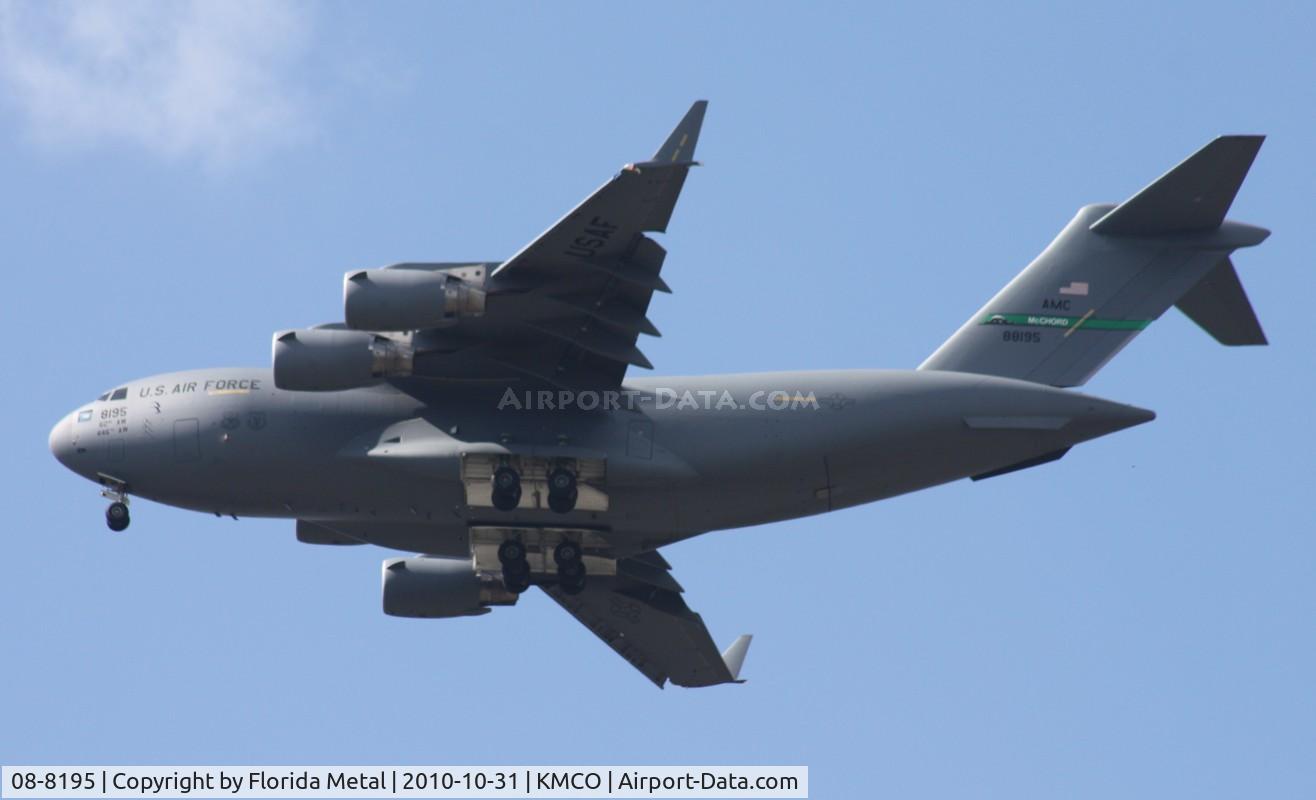08-8195, 2008 Boeing C-17A Globemaster III C/N P-195, Airlift and Tanker 2010