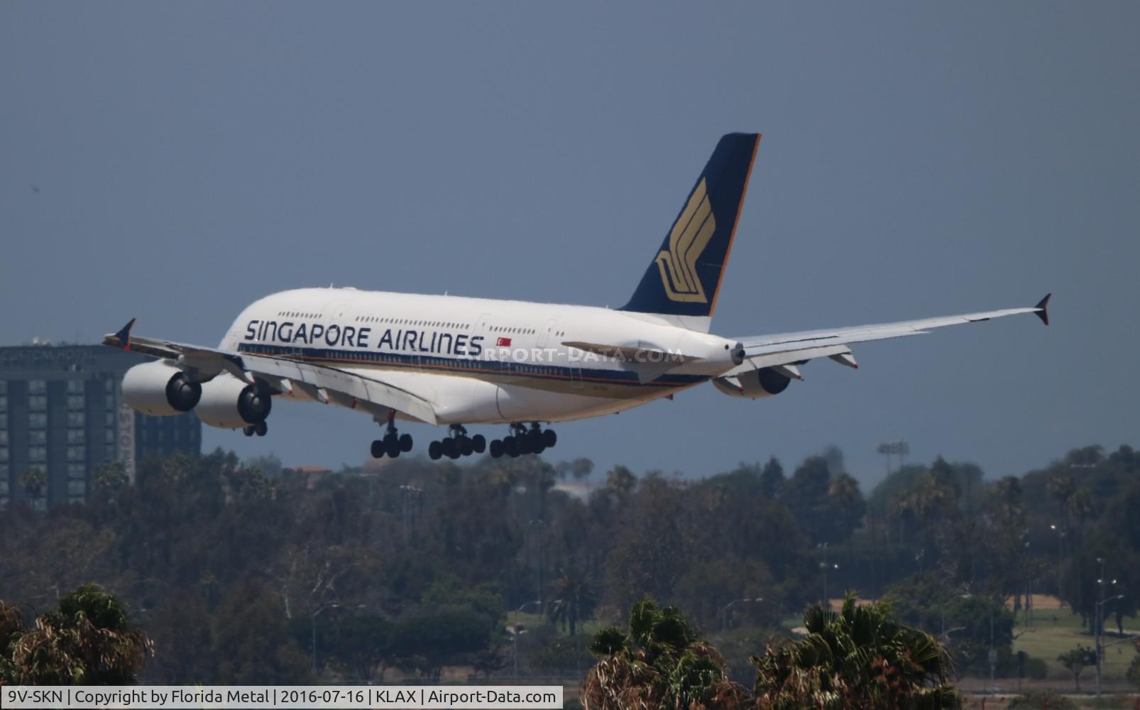 9V-SKN, 2011 Airbus A380-841 C/N 071, LAX spotting